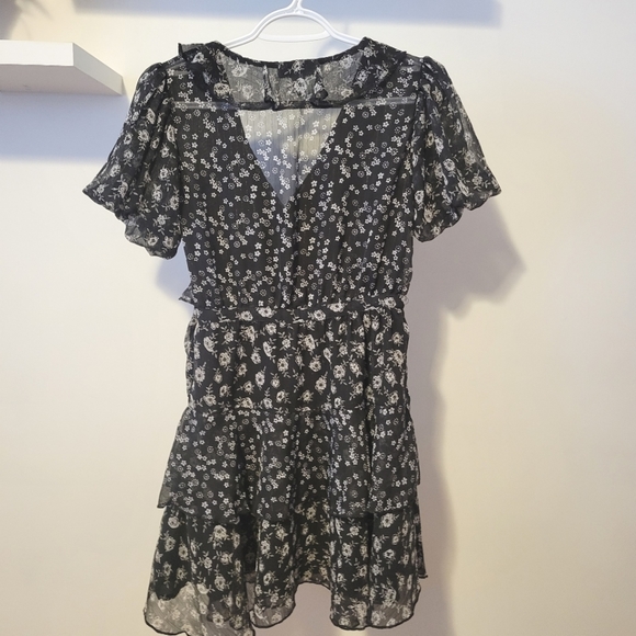 Topshop Floral black dress - Picture 7 of 11